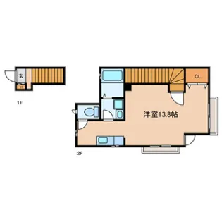 イーストビレッジ【2階】の間取り