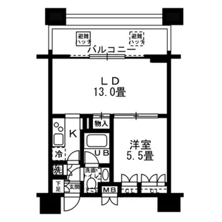 レジディア錦糸町【12階】の間取り