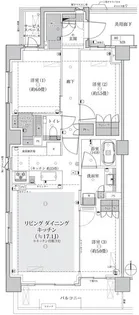 パークホームズ等々力八丁目【1階】の間取り