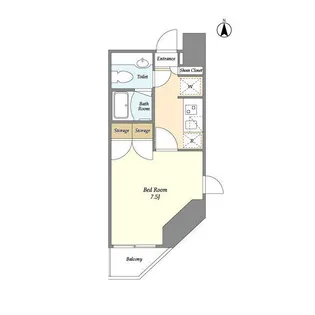 エコロジー木場レジデンス【9階】の間取り