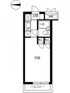 スカイコート世田谷第4【303号室号室】の間取り