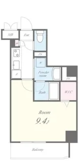 ビーコンヒル東松原【2階】の間取り