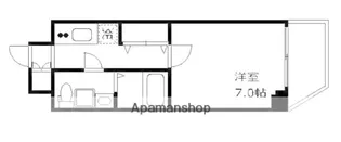 クレヴィスタ豊洲ベイサイドⅡ【214号室】の間取り