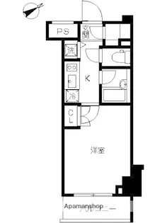 スカイコート品川大崎【4階】の間取り