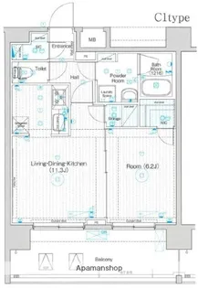 フュージョナル東墨田【6階】の間取り