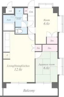 インスコート【8階】の間取り
