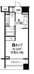 TLRレジデンス両国【4階】の間取り