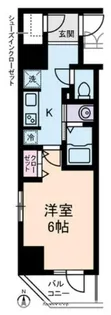 ライジングプレイス亀戸【2階】の間取り