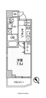 ステージファースト浅草橋Ⅲ【4階】の間取り