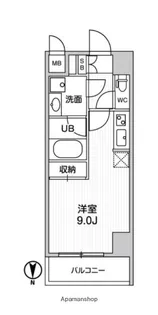 ALTERNA住吉【4階】の間取り