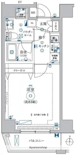 レアライズ両国【7階】の間取り