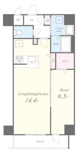 HORIZON RESIDENCE【10階】の間取り