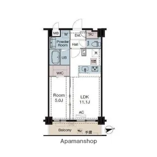 ラグゼナ東陽町【7階】の間取り
