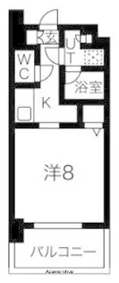 GRAN PASEO門前仲町II【9階】の間取り