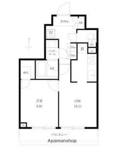 GENOVIA両国Ⅵ GREEN VEIL【2階】の間取り