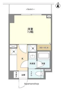 L・BASE押上SOUTH【5階】の間取り