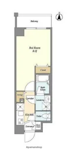 DIVRE 森下【5階】の間取り