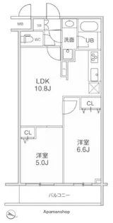 LIME RESIDENCE HIKIFUNE【2階】の間取り
