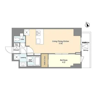 ドゥーエ浅草【13階】の間取り