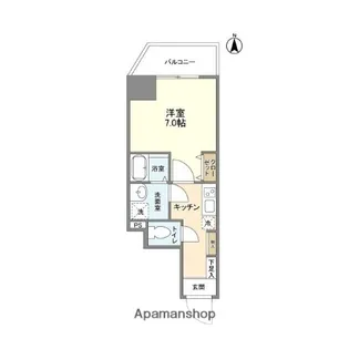 BLAU本所一丁目【6階】の間取り