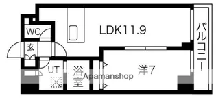 プレール・ドゥーク錦糸公園NORTH【4階】の間取り
