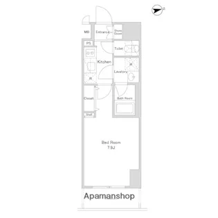 アスール北上野【3階】の間取り