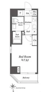 GENOVIA木場SKYGARDEN【4階】の間取り