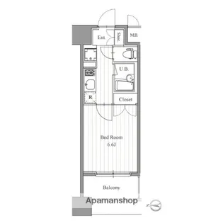 プライマル森下【11階】の間取り