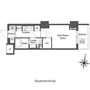 コンフォリア森下リバーサイド【6階】の間取り