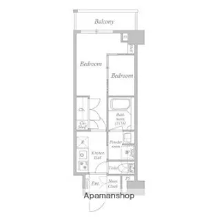 2Kの間取り画像