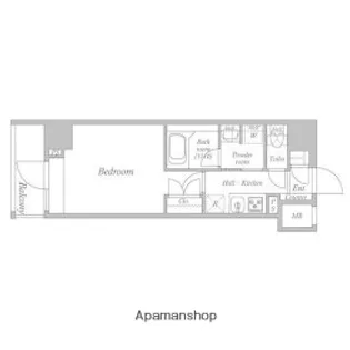 ACP RESIDENCE 亀戸【10階】の間取り