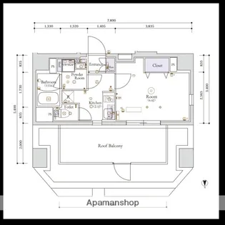 スカイコートグランデ木場【10階】の間取り