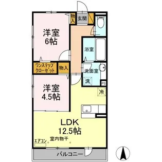 ル・シエル【2階】の間取り