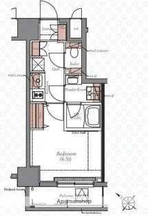 HY’S 浅草【12階】の間取り