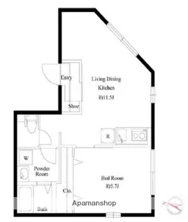 アラート銀座イースト【2階】の間取り