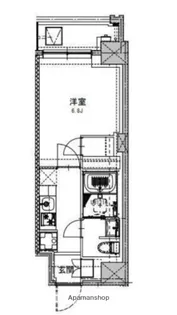 S−RESIDENCE両国SEREA【2階】の間取り