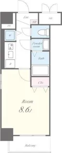 エム スクエア【3階】の間取り