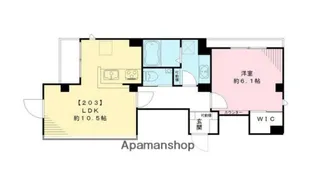 ラシーネ・テラス文京千駄木【2階】の間取り
