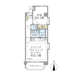 コスモリード葛西【4階】の間取り