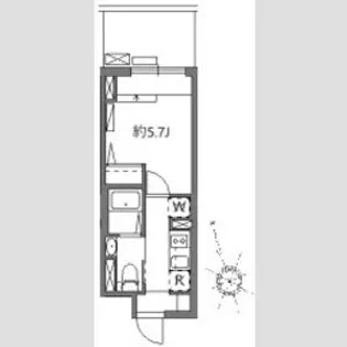 ソラシアレジデンス学芸大学Ⅱ【3階】の間取り
