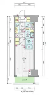 SKYCOURT DーIBERTE ASAKUSA【7階】の間取り