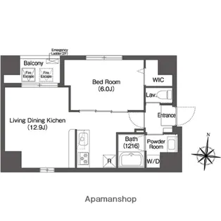 エスタート両国【2階】の間取り