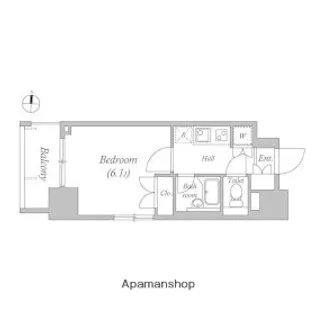 ステーションフロント両国【2階】の間取り