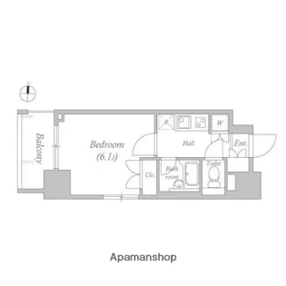 ステーションフロント両国【3階】の間取り