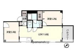 福室ビルディング【4階】の間取り