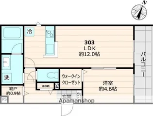 仮称RIVERA KASAI【3階】の間取り