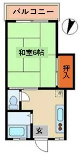 クロノス上祖師谷【1階】の間取り