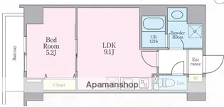 レイ両国【4階】の間取り