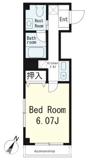 WING髙尾【3階】の間取り