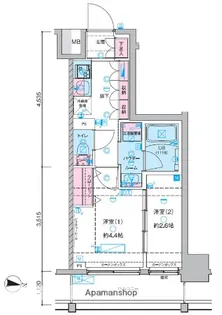 GENOVIA木場Ⅱ【10階】の間取り
